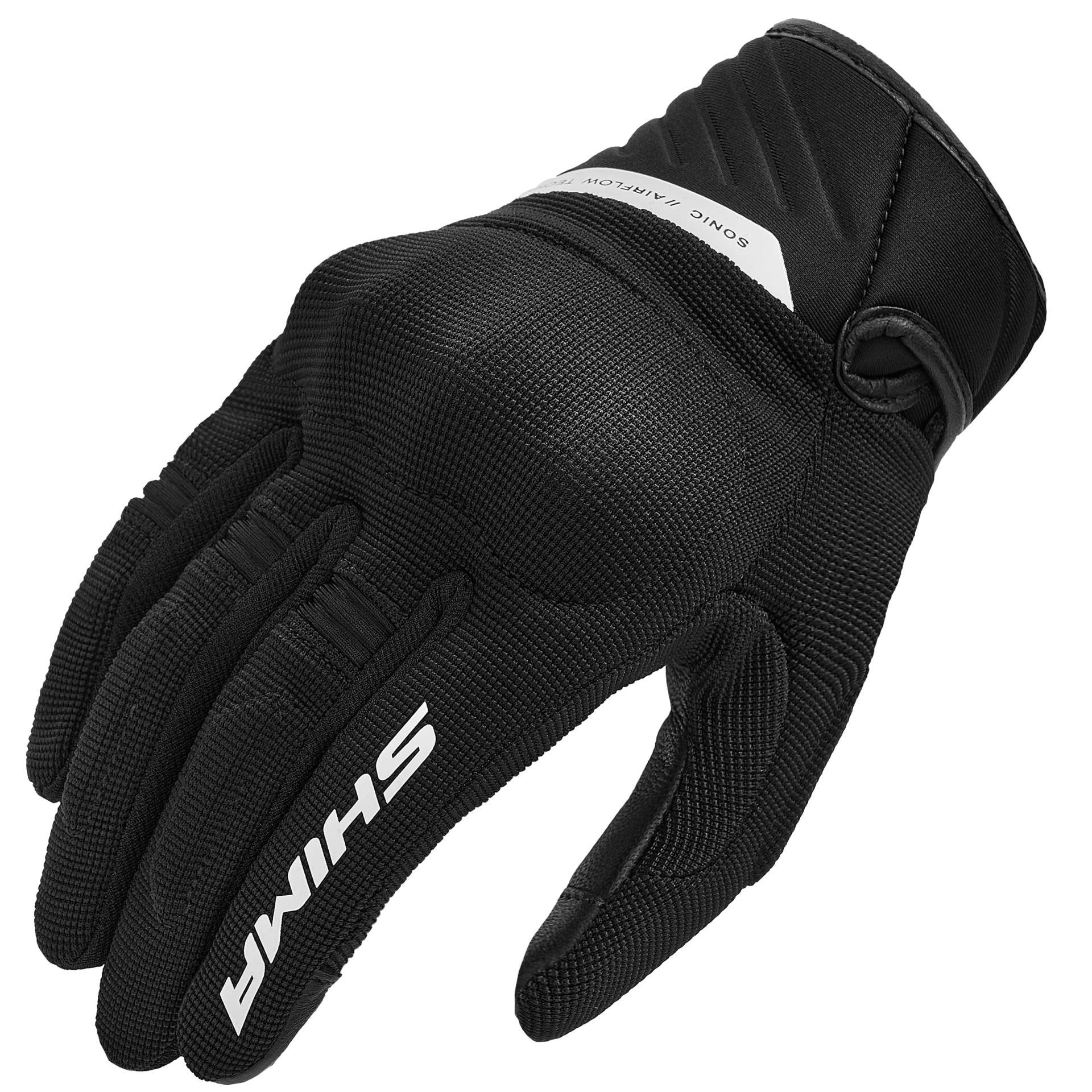 SHIMA SONIC Motorrad Handschuhe Damen Kurze Sommer Motorradhandschuhe Schutz Schutzkleidung Touchscreen Motorcycle Belüftet Verstärkt Leicht Motorbike Sommerhandschuh (Frauen, Weiß, XS) von SHIMA