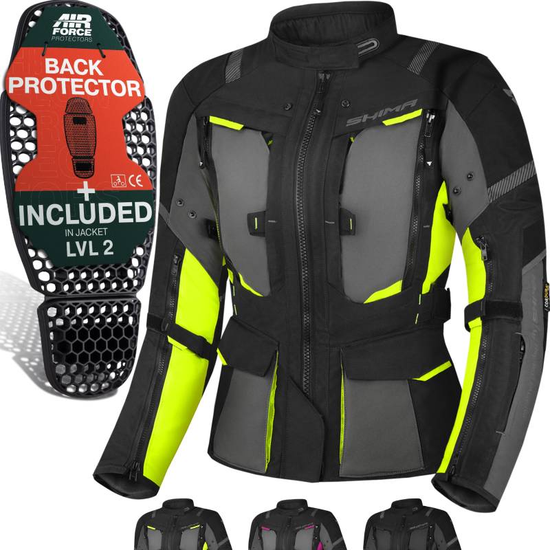SHIMA Unisex Hero 2.0 Color, Jacke Damen Fluo, XL von SHIMA