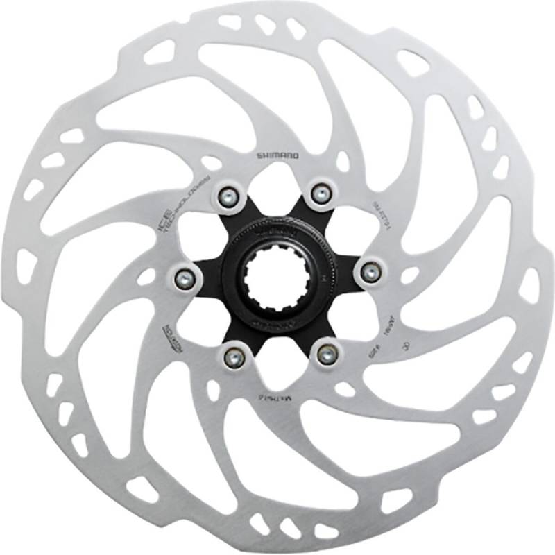 SHIMANO SLX SM-RT70-L Disc Brake Rotor - 203mm, Center Lock, Silver von SHIMANO