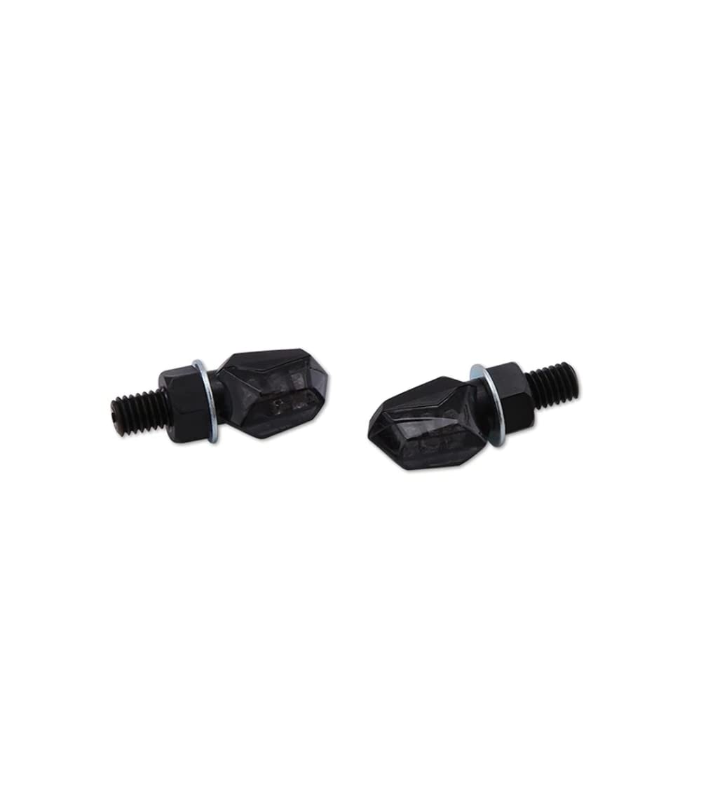 ShinYo Motorradblinker LED Blinkerpaar Tiny für hinten M8 schwarz, getöntes Glas ShinYo Motorradblinker LED Blinkerpaar Tiny für hinten M8 schwarz, getöntes Glas von SHIN YO