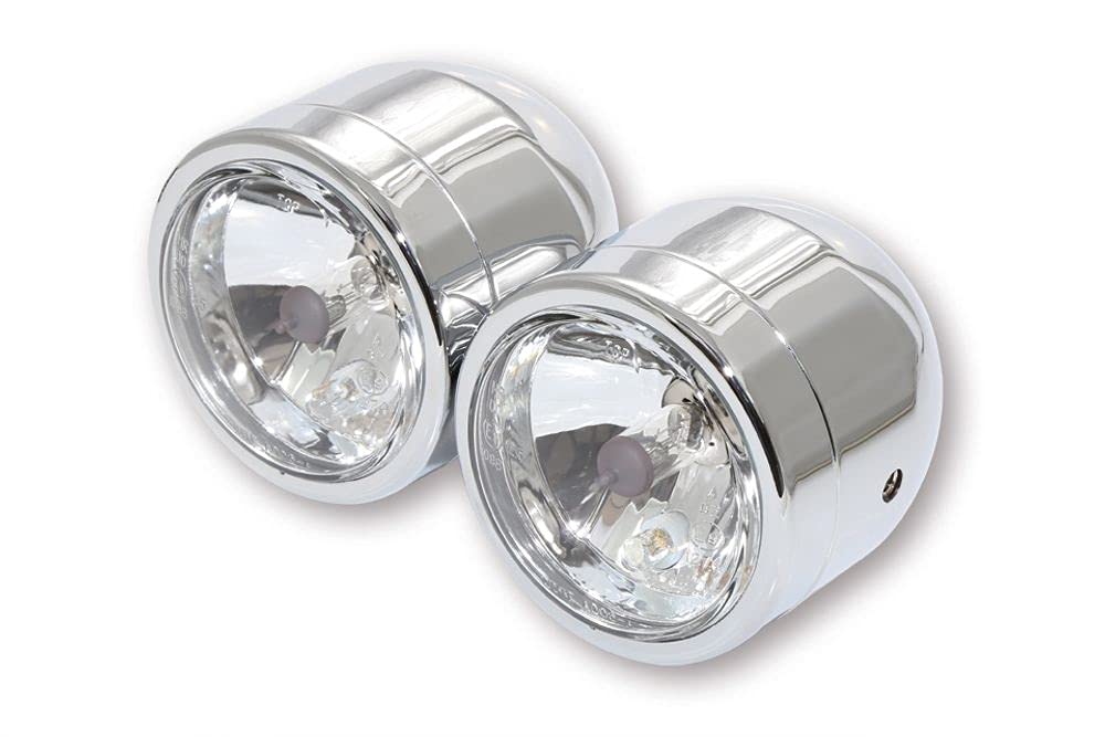 SHIN YO Doppel-Fernscheinwerfer verchromt, 2x H4 55/60 (Chrome) SHIN YO Doppel-Fernscheinwerfer verchromt, 2x H4 55/60 (Chrome) von SHIN YO