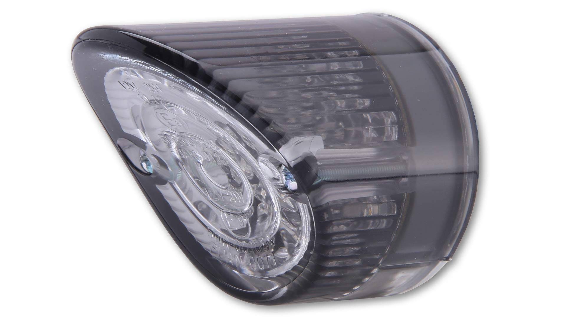 SHIN YO LED-Mini-Rücklicht NOSE, rund, Glas getönt transparent SHIN YO LED-Mini-Rücklicht NOSE, rund, Glas getönt transparent von SHIN YO