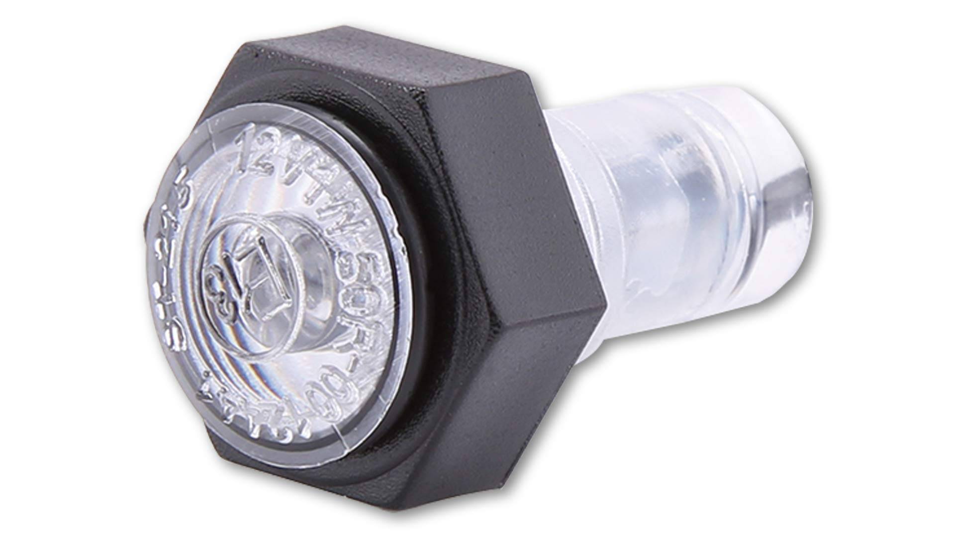 SHIN YO MINI LED-Standlicht, rund, Linsen-Durchmesser 14,8 mm, E-gepr. (Transparent) von SHIN YO