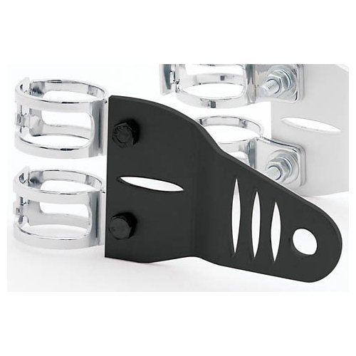 Set, Alu, schwarz, 2 Halter + 4 Schellen 55-58 mm Set, Alu, schwarz, 2 Halter + 4 Schellen 55-58 mm von SHIN YO