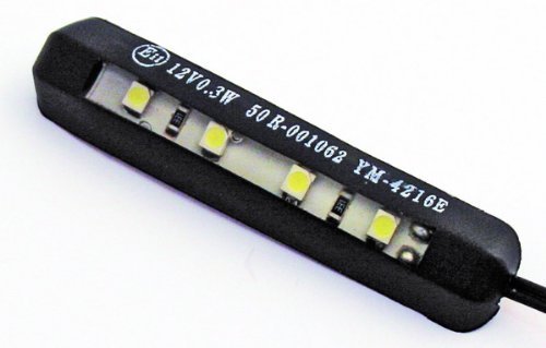 ShinYo LED Nummernschildbeleuchtung biegbar selbstklebend schwarz, Multipurpose, Ganzjährig, Kunststoff ShinYo LED Nummernschildbeleuchtung biegbar selbstklebend schwarz, Multipurpose, Ganzjährig, Kunststoff von SHIN YO