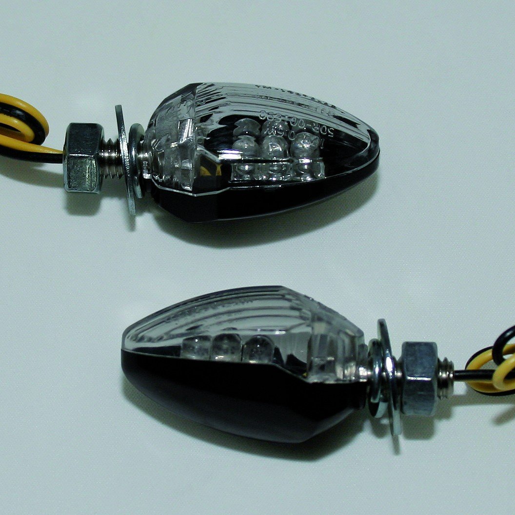 ShinYo Motorrad Blinker E geprüft LED Blinkerpaar Drop M6 für hinten schwarz, klares Glas, Unisex, Multipurpose, Ganzjährig, Aluminium ShinYo Motorrad Blinker E geprüft LED Blinkerpaar Drop M6 für hinten schwarz, klares Glas, Unisex, Multipurpose, Ganzjährig, Aluminium von SHIN YO