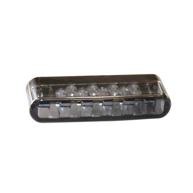 ShinYo Motorradblinker LED Einbaublinkerpaar Shorty getöntes Glas von SHIN YO