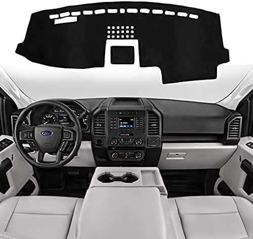 SHINEHOME Armaturenbrett-Abdeckung kompatibel mit 2015-2020 Ford F150 – Armaturenbrett-Abdeckung von SHINEHOME