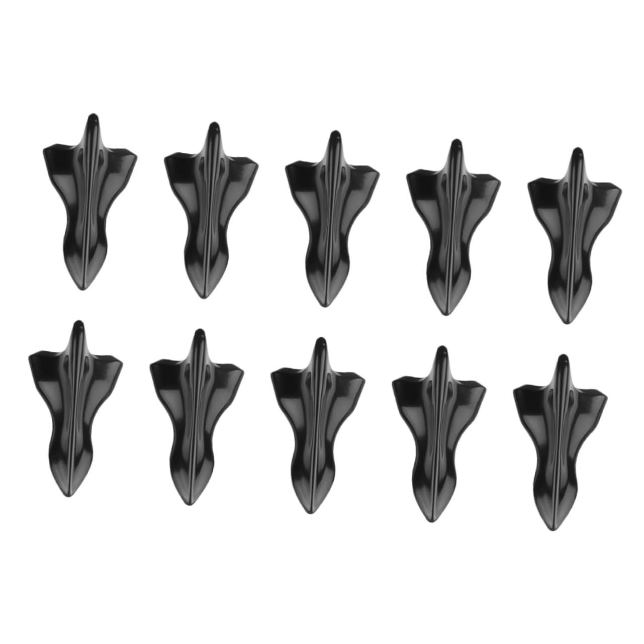 SHINEOFI 10Stücke Teiliges Haifischflossen Dachspoiler für Autos Carbon Empennage Schwarz Stilvolle Fahrzeugverzierung Passend für Modelle SHINEOFI 10Stücke Teiliges Haifischflossen Dachspoiler für Autos Carbon Empennage Schwarz Stilvolle Fahrzeugverzierung Passend für Modelle von SHINEOFI