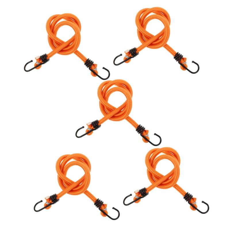SHINEOFI 5 Stück Gepäckseil Gepäckverpackungskordel Bindegurt Zurrgurt Elastische Kordel Spanngurte Polyester Verstellbarer Spanner Elastischer Zurrgurt Leichtes Gummi von SHINEOFI