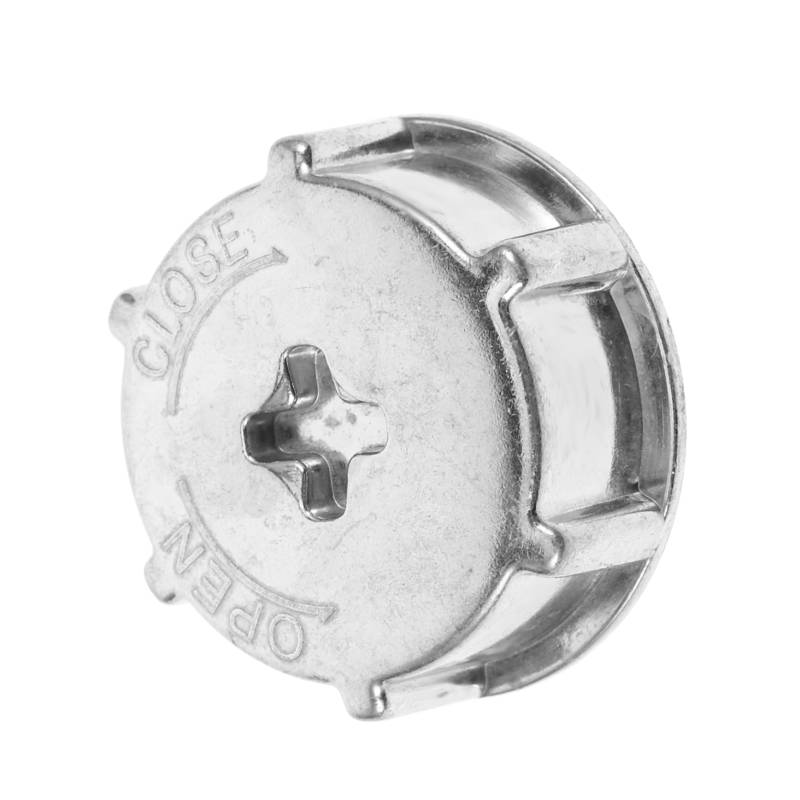 SHINEOFI Gas liefern kann Abdeckung Ö Entlüftungskappen für Benzindosen Ersatz Gewindetankdeckel Schutz Versiegelter Deckel Gewinde-Gasdosendeckel Aluminiumlegierung Silver von SHINEOFI