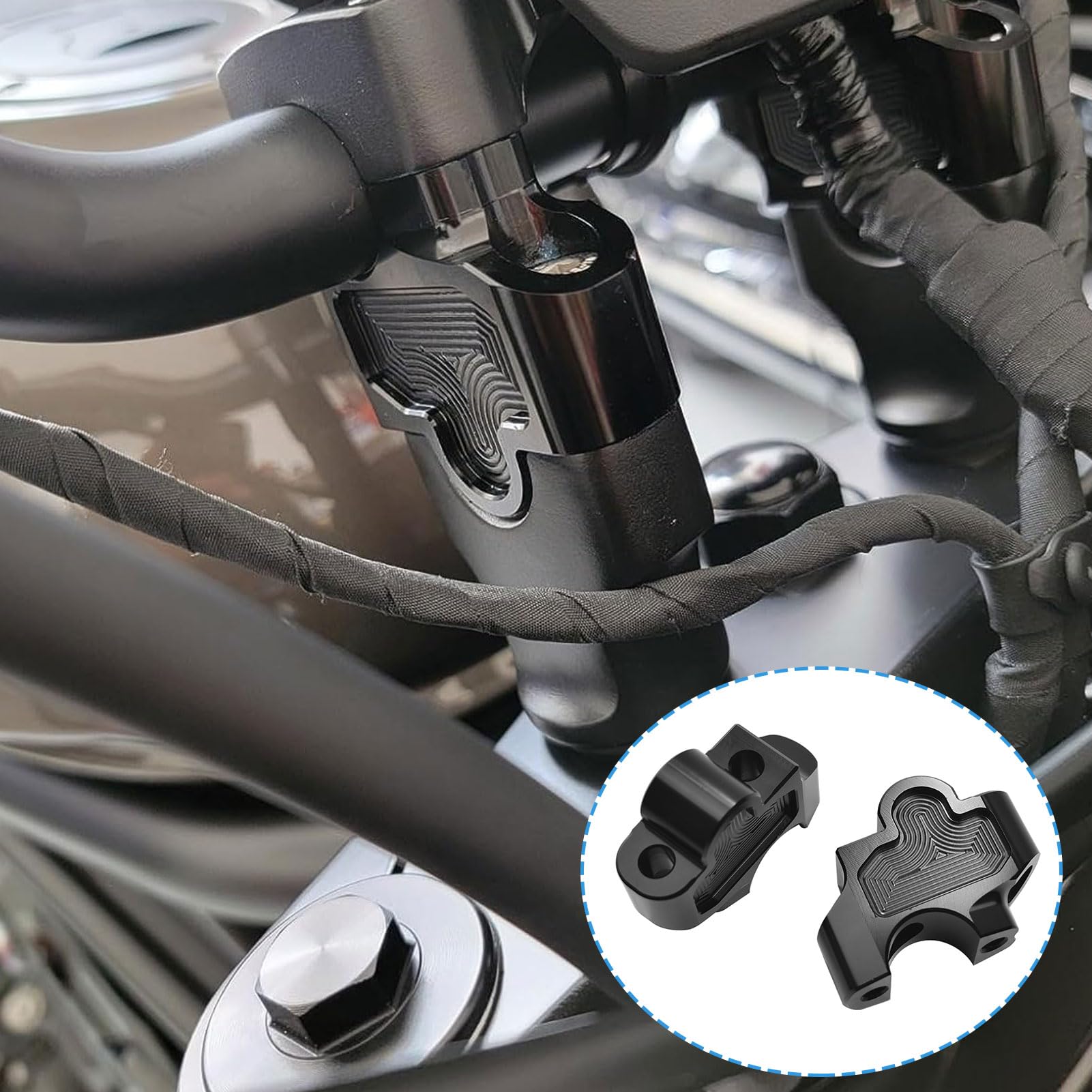 SHINKXMT Lenkererhöhung 32 mm, passend für Ho&nda Rebel CMX 500 Rebel 500 CMX300 CMX 1100 Zubehör 2017 2018 2019 2020 2021 2022 2023 2024. Lenkerhöhe nach oben bewegt sich nach hinten, Adapterklemme SHINKXMT Lenkererhöhung 32 mm, passend für Ho&nda Rebel CMX 500 Rebel 500 CMX300 CMX 1100 Zubehör 2017 2018 2019 2020 2021 2022 2023 2024. Lenkerhöhe nach oben bewegt sich nach hinten, Adapterklemme von SHINKXMT