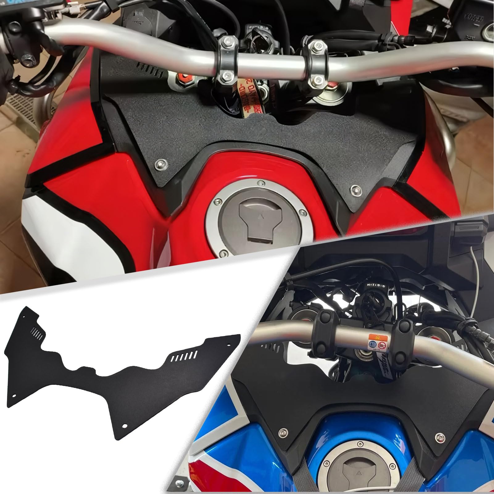 SHINKXMT Motorrad-Gabelschild-Aufwindabweiser, Forkshield-Aufwindabweiser für stoßfeste Cockpitverkleidung Compatible with Africa Twin CRF1100L 2020–2023 Motorrad-Windabweiser – reduziert Vibrationen SHINKXMT Motorrad-Gabelschild-Aufwindabweiser, Forkshield-Aufwindabweiser für stoßfeste Cockpitverkleidung Compatible with Africa Twin CRF1100L 2020–2023 Motorrad-Windabweiser – reduziert Vibrationen von SHINKXMT