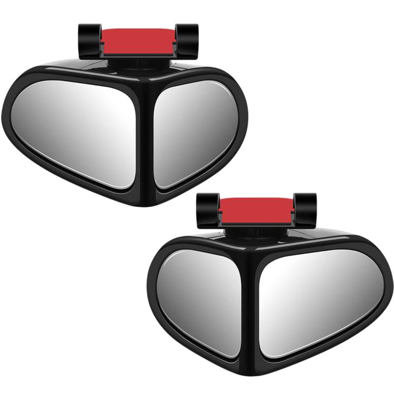 Blind Spiegelspiegel 2 Packung, 2pcs Blind Fleckspiegel, 360 -Grad -Rotation einstellbarer Autospiegel, doppelseitiges Bauch von SHITOOMFE