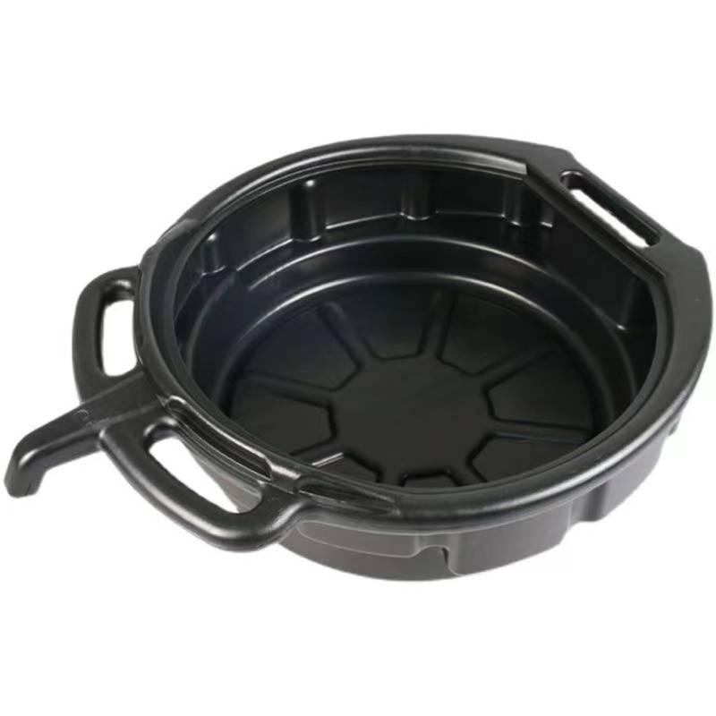 Ölwanne, Ölabflusswanne, 5, 1 x 17 x 15, 8 Zoll PE -Wechsel mit Griff & Hidden Outlet, wiederverwendbar und tragbar für Motorrad und Auto von SHITOOMFE