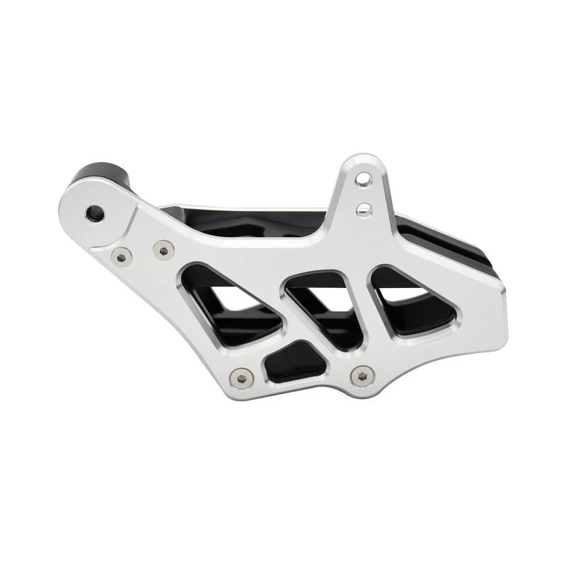 SHIYUNTI CNC-Aluminium-Kettenleitfadenschutz, kompatibel mit SX SXF EXC EXCF XC XCW XCF SMC, kompatibel mit FC TC FE TE FS FX TX 85 125-501 2014-2022(Silver) von SHIYUNTI