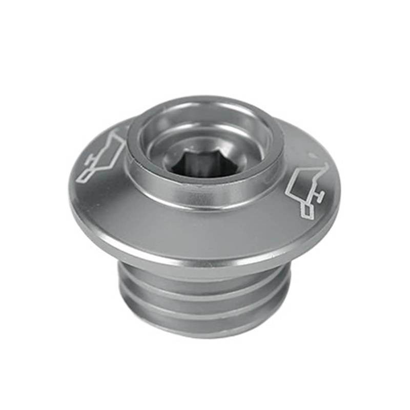 SHIYUNTI CNC-Ölfilterbecher-Motorsteckerabdeckung Kompatibel mit 848 899 959 1299 Panigale V4 V4S Hypermotard 796 821 939 950 SP Monster 696(Gray) von SHIYUNTI