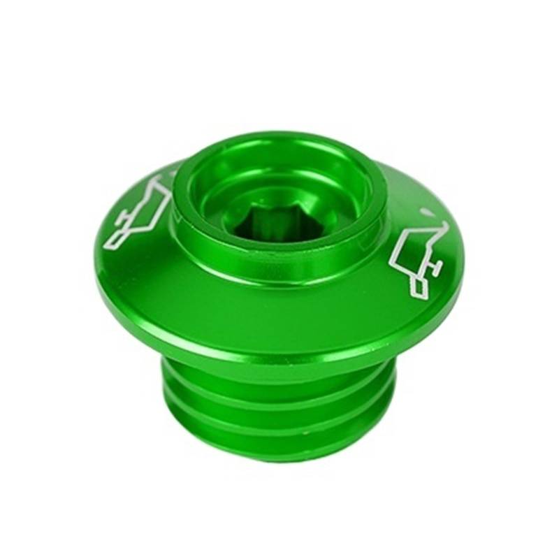 SHIYUNTI CNC-Ölfilterbecher-Motorsteckerabdeckung Kompatibel mit 848 899 959 1299 Panigale V4 V4S Hypermotard 796 821 939 950 SP Monster 696(Green) von SHIYUNTI