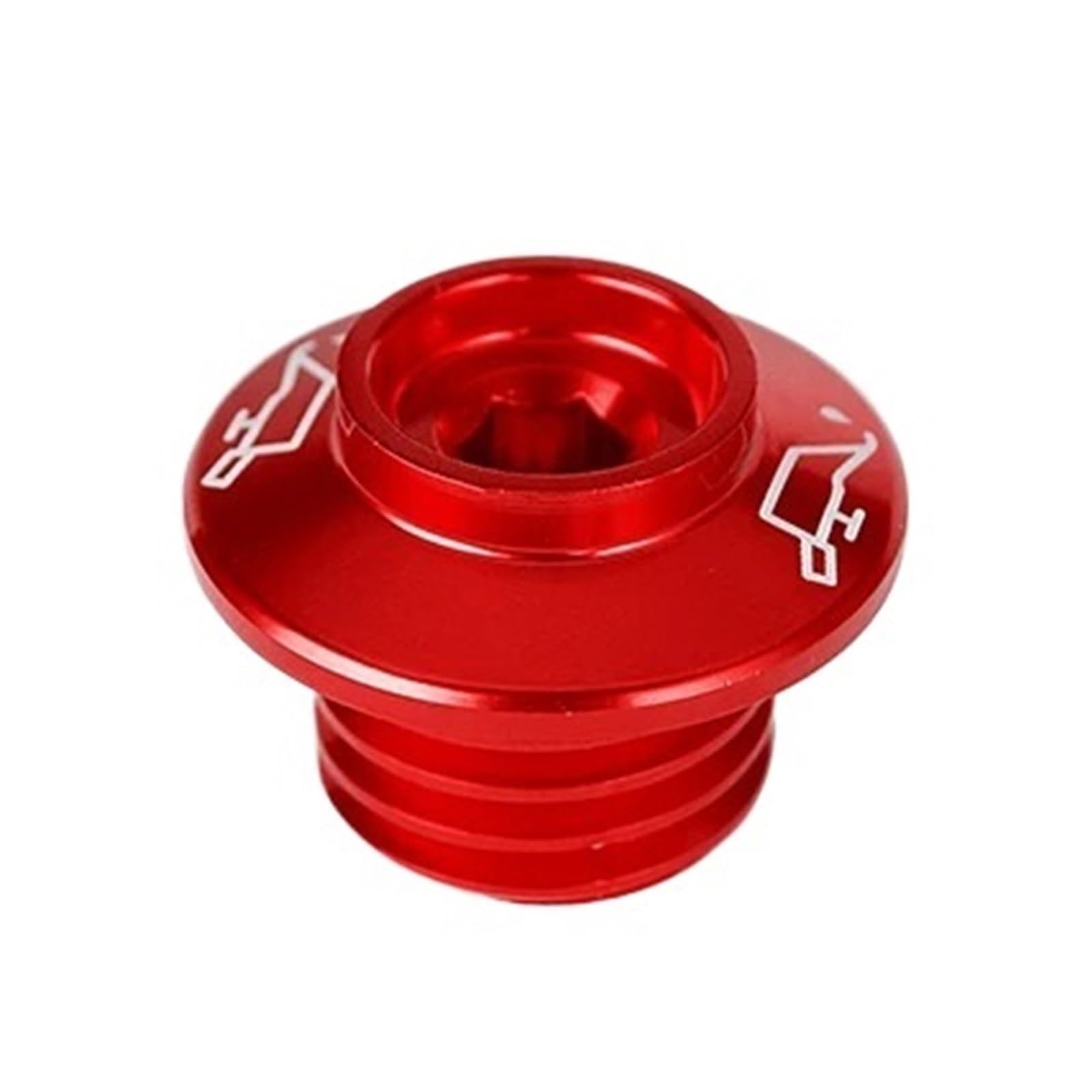 SHIYUNTI CNC-Ölfilterbecher-Motorsteckerabdeckung Kompatibel mit 848 899 959 1299 Panigale V4 V4S Hypermotard 796 821 939 950 SP Monster 696(Red) von SHIYUNTI