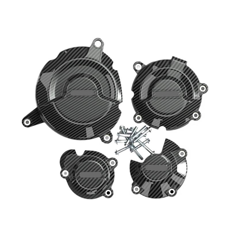 SHIYUNTI Kompatibel mit GSX-S950 20-23 Motorabdeckungsschutz Kompatibel mit GSX-S1000 F GT 2016-2023 Katana 19-23 Motorräder Motorschutzabdeckung(1 Set-CF) von SHIYUNTI