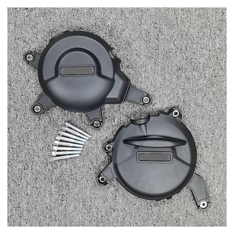 SHIYUNTI Kompatibel mit RC 390 2017-2021 Duke 390 2016-2021 Motorschutzabdeckung mit Kohlefaserstruktur(One 1set) von SHIYUNTI