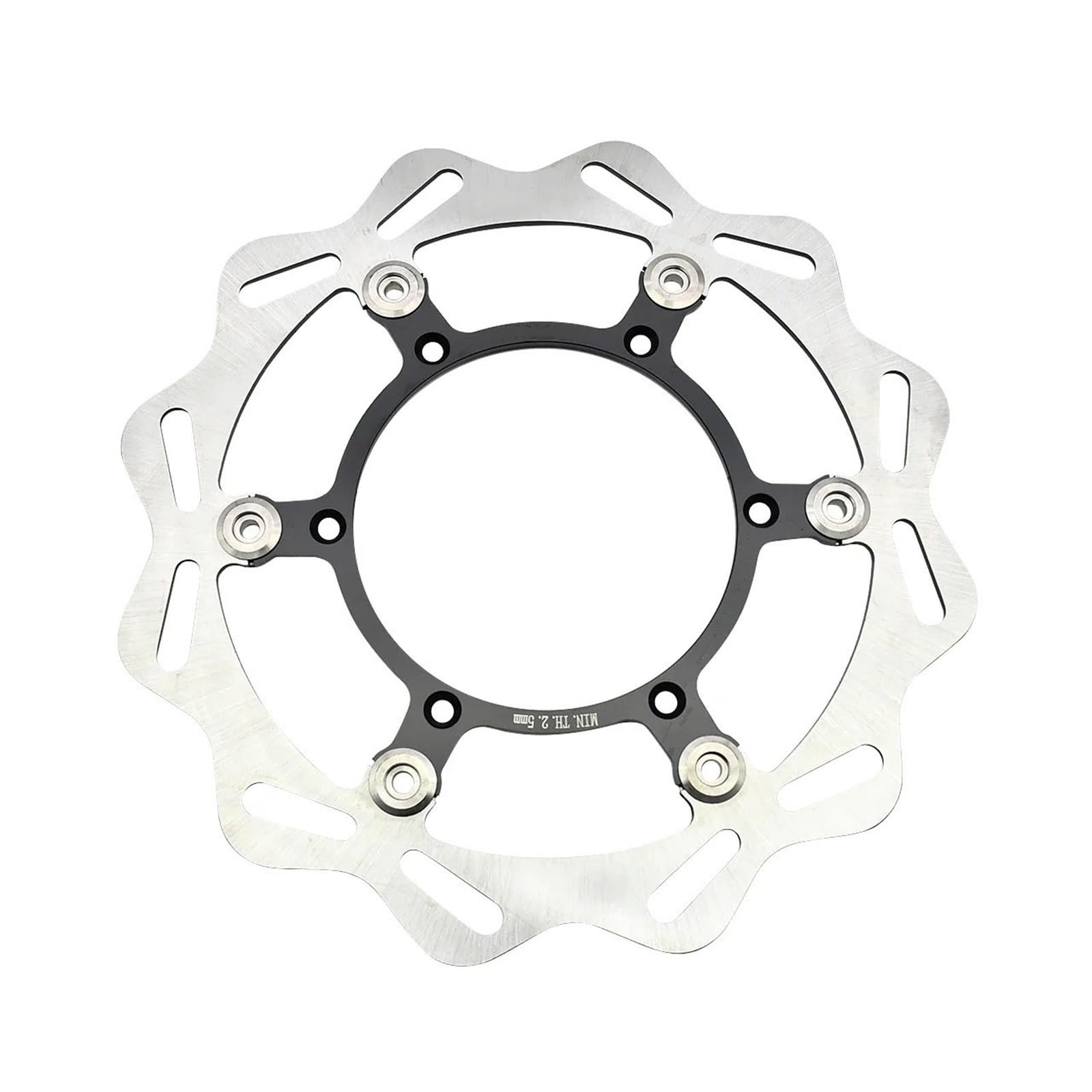 SHIYUNTI Kompatibel mit WR125 WR250 WR250F WR400F WR426F WR450F YZ125-450F FX1998 1999 2020 2021 Motorrad 270 mm 245 mm Vorne Hinten Bremsscheibe(Front 270MM Float) von SHIYUNTI