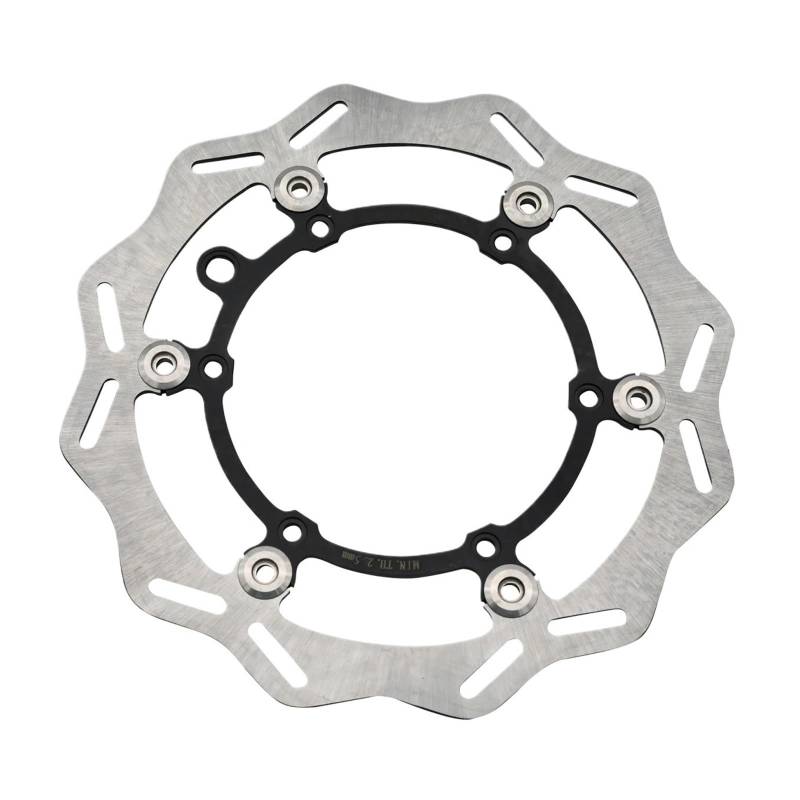 SHIYUNTI Motorrad 260MM 320MM Vorderradbremsscheiben Rotoren Bremssattel Adapter Halterung Kompatibel Mit XCW SX SXF XC XCF EXC EXCF Six Days 125-500(260mm Black Disk) von SHIYUNTI