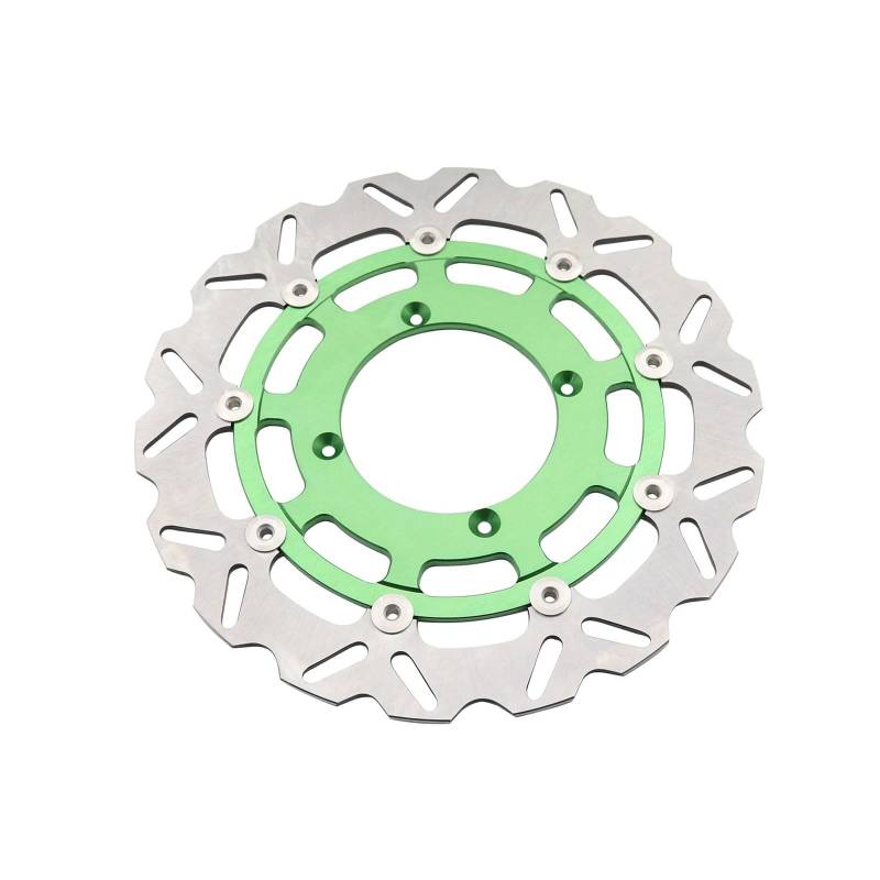 SHIYUNTI Motorrad 320mm Vorne Hinten Bremsscheibe Schwimmende Rotor Kompatibel Mit KX250F KX450F KX 250 450 250F 450F 2006-2018 2019 2020 2021 von SHIYUNTI