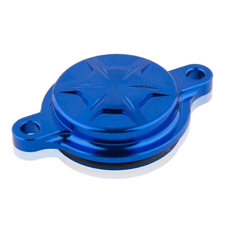 SHIYUNTI Motorrad CNC Öl Kraftstoff Filter Abdeckung Kompatibel Mit YZ250F YZ450F YZ250FX 450FX WR250F WR450F 2010 2015 2016-2021 Dirt Bike von SHIYUNTI