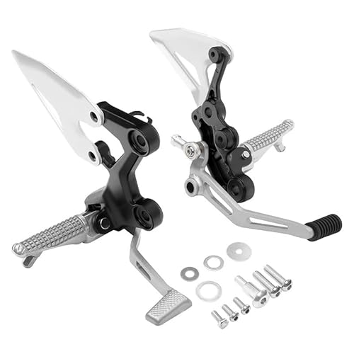 SHIYUNTI Motorrad-Vorderfahrer-Fußrasten Pegs Halterung Kompatibel mit Ninja 400 2018-2024 Z400 2019-2024 Ninja 500 Z500 2024 von SHIYUNTI