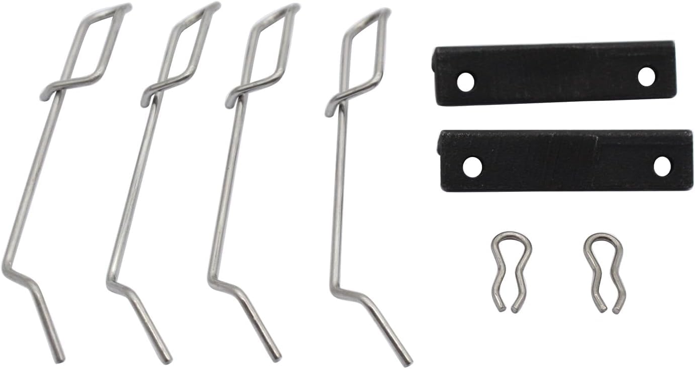 SHLPDFM 1 Satz Bremsbelag-Antirassel-Clips hintere Bremsbelagscheiben Montagesatz für Renault Clio Mk1 Mk2 1991-2005 109-1125, LX0142, KIT311 SHLPDFM 1 Satz Bremsbelag-Antirassel-Clips hintere Bremsbelagscheiben Montagesatz für Renault Clio Mk1 Mk2 1991-2005 109-1125, LX0142, KIT311 von SHLPDFM