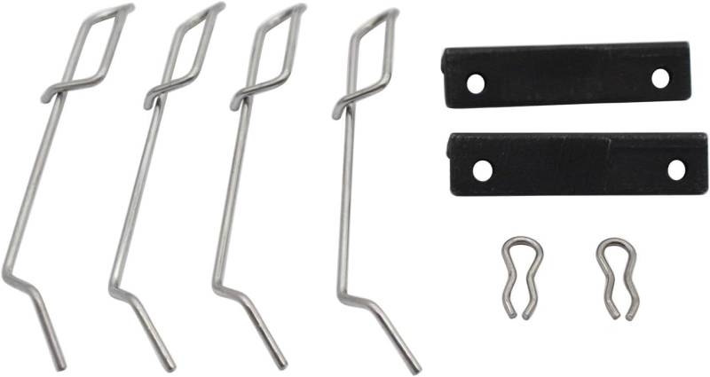 SHLPDFM 1 Satz Bremsbelag-Antirassel-Clips hintere Bremsbelagscheiben Montagesatz für Renault Clio Mk1 Mk2 1991-2005 109-1125, LX0142, KIT311 von SHLPDFM