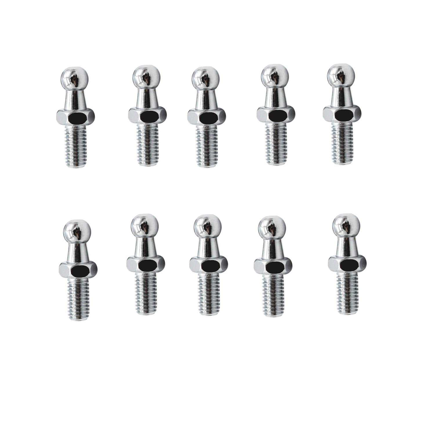 SHLPDFM 10x Kugelzapfen Kugelbolzenschraube Kugelkopf 10mm M8 Gewinde SHLPDFM 10x Kugelzapfen Kugelbolzenschraube Kugelkopf 10mm M8 Gewinde von SHLPDFM