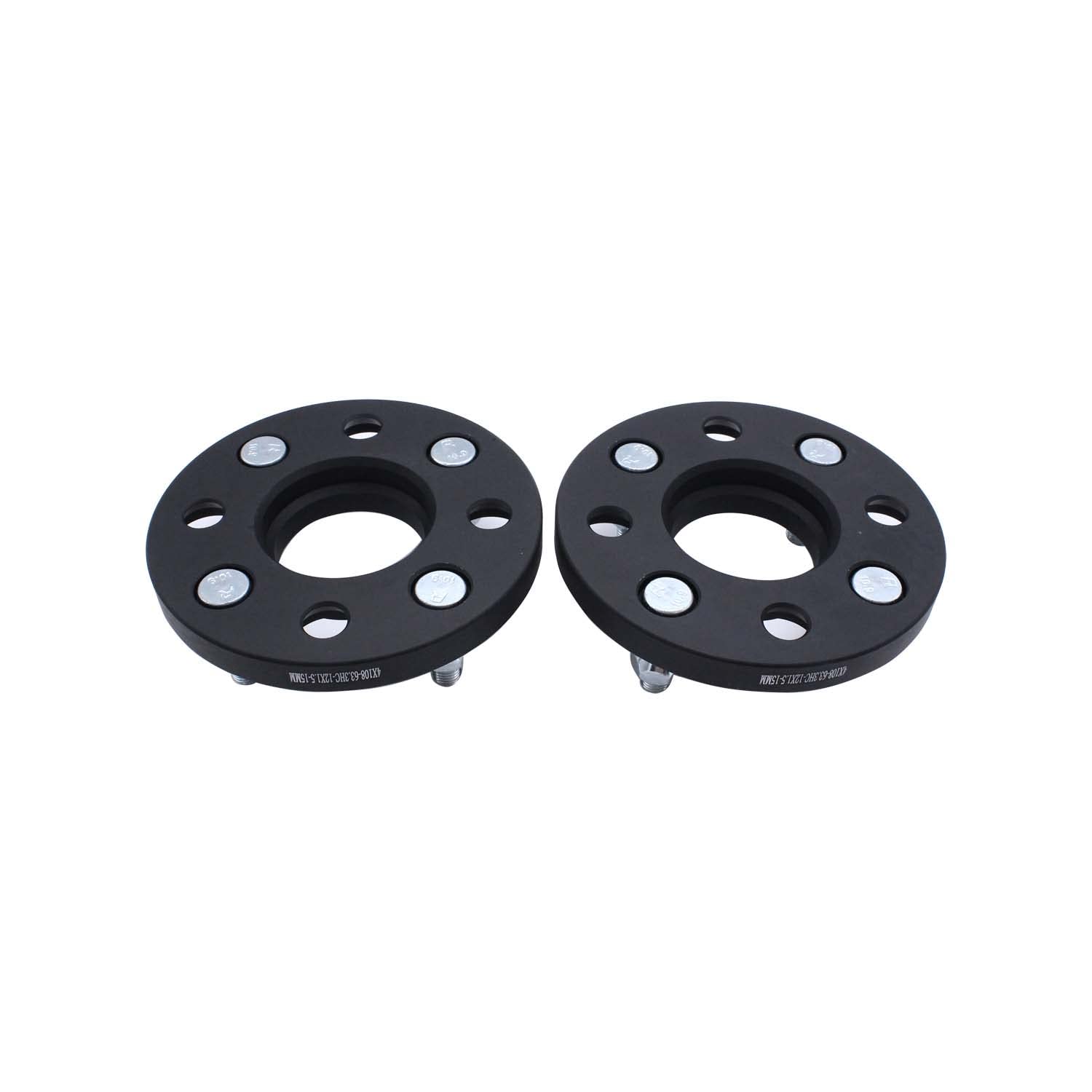 SHLPDFM 2 Stück 15mm Spurverbreiterung Distanzscheiben Set Ø63,3 4x108mm mit 8Stück Radschrauben M12x1,5 SHLPDFM 2 Stück 15mm Spurverbreiterung Distanzscheiben Set Ø63,3 4x108mm mit 8Stück Radschrauben M12x1,5 von SHLPDFM