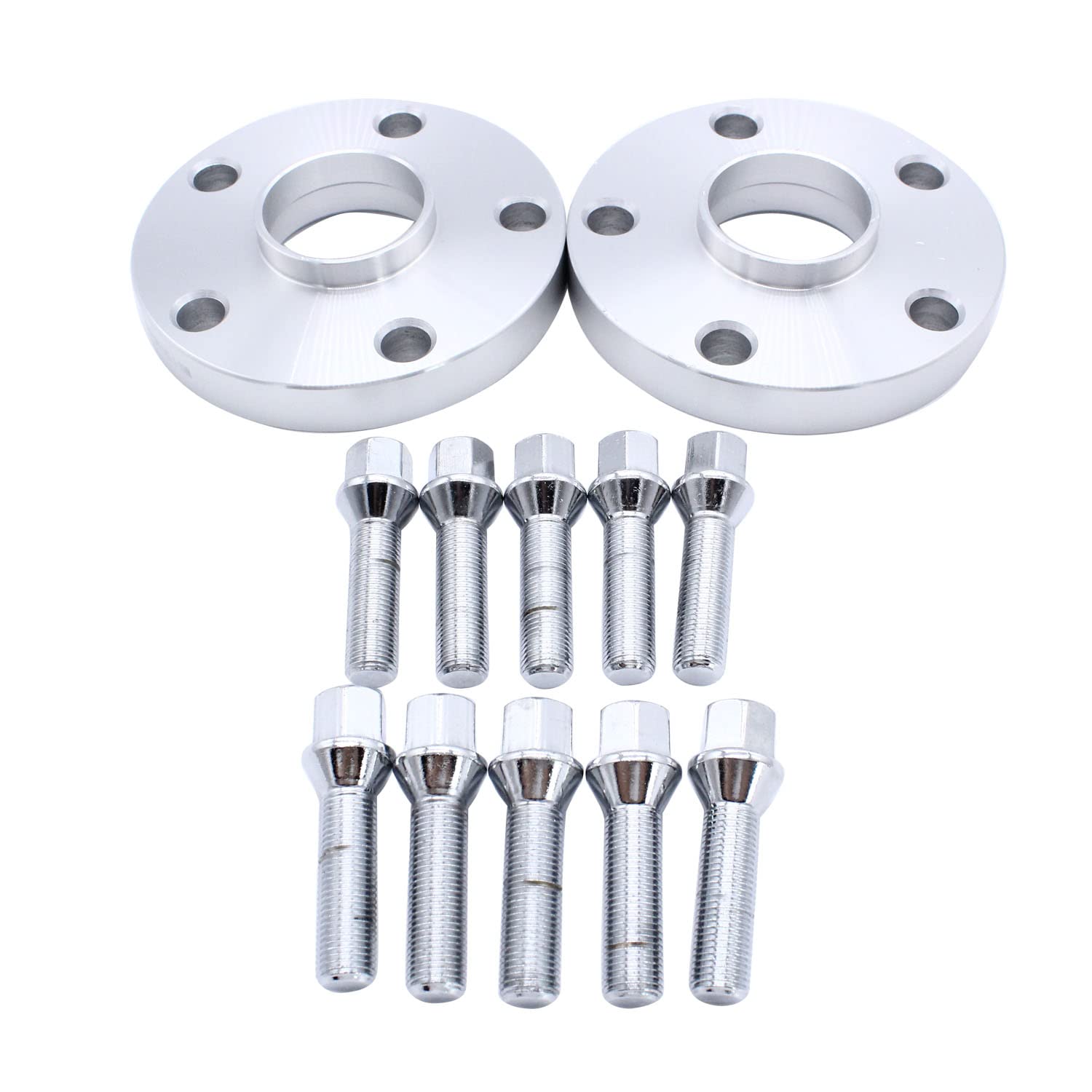 SHLPDFM 2 Stück 20mm Spurverbreiterung Distanzscheiben Set Ø57.1 5x112mm mit 10 Stück Radschrauben M14x1,5 SHLPDFM 2 Stück 20mm Spurverbreiterung Distanzscheiben Set Ø57.1 5x112mm mit 10 Stück Radschrauben M14x1,5 von SHLPDFM