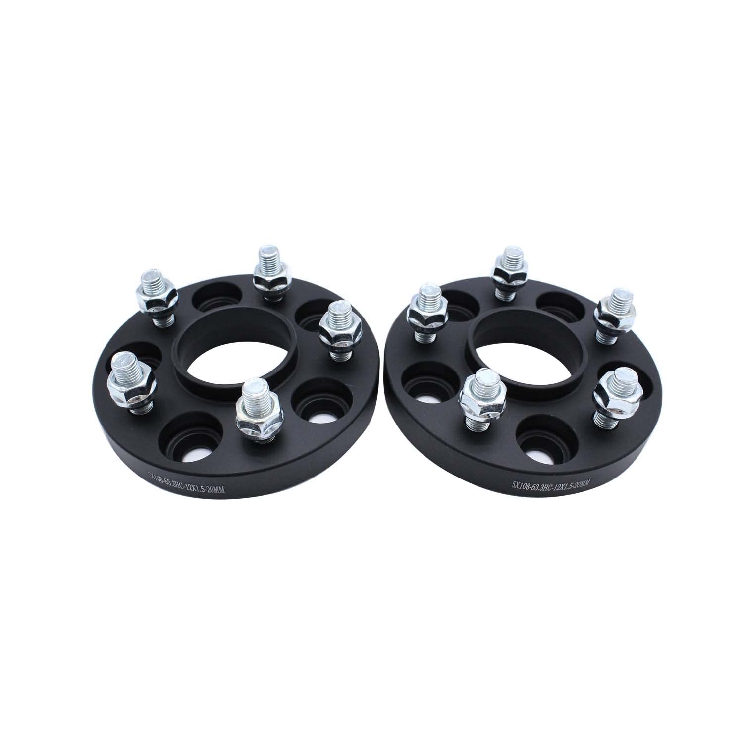 SHLPDFM 2 Stück 20mm Spurverbreiterung Distanzscheiben Set Ø63,3 5x108 mit 10 Stück Radschrauben M12x1,5 für Ford Focus Mk2 Mk3 ST RS 2005+ ST 225 SHLPDFM 2 Stück 20mm Spurverbreiterung Distanzscheiben Set Ø63,3 5x108 mit 10 Stück Radschrauben M12x1,5 für Ford Focus Mk2 Mk3 ST RS 2005+ ST 225 von SHLPDFM