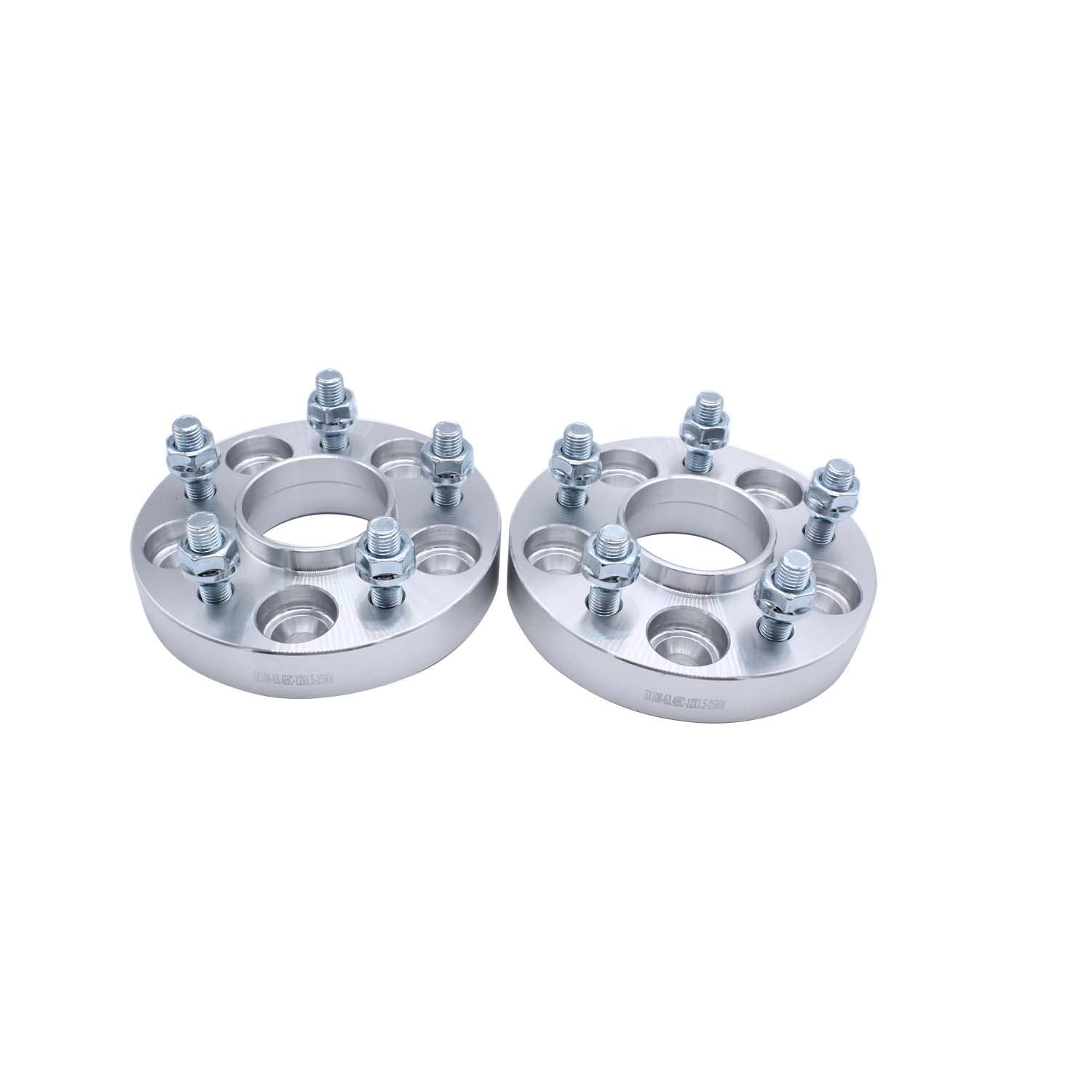SHLPDFM 2 Stück 25mm Spurverbreiterung Distanzscheiben Set Ø63.4 5x108mm mit 10 Stück Radschrauben M12x1,5 für FORD FOCUS MK2 MK3 RS ST SHLPDFM 2 Stück 25mm Spurverbreiterung Distanzscheiben Set Ø63.4 5x108mm mit 10 Stück Radschrauben M12x1,5 für FORD FOCUS MK2 MK3 RS ST von SHLPDFM
