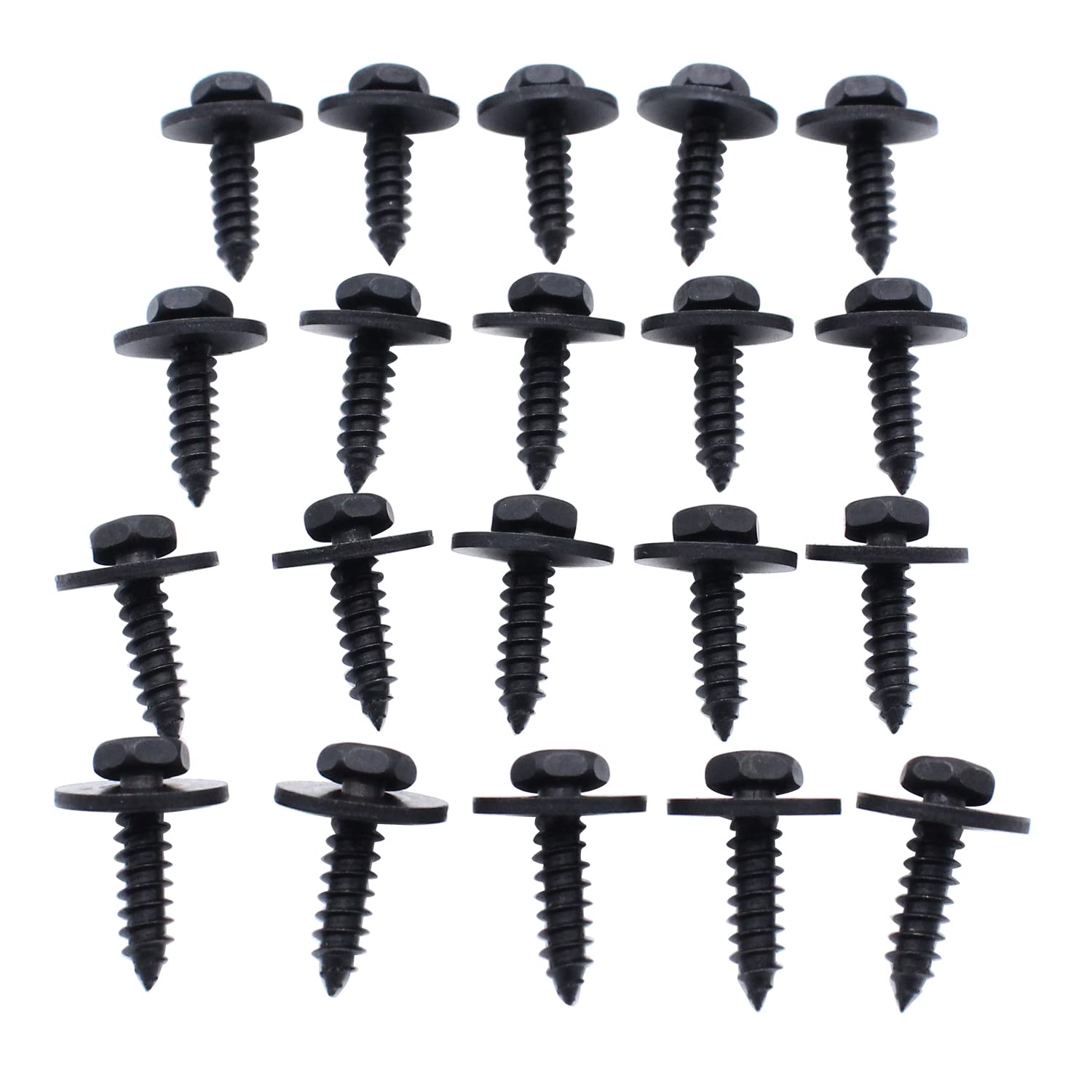 SHLPDFM 20x Torx Befestigungsschraube Radlaufabdeckung Schrauben für B-M-W Opel Ford VW 7119916949 SHLPDFM 20x Torx Befestigungsschraube Radlaufabdeckung Schrauben für B-M-W Opel Ford VW 7119916949 von SHLPDFM