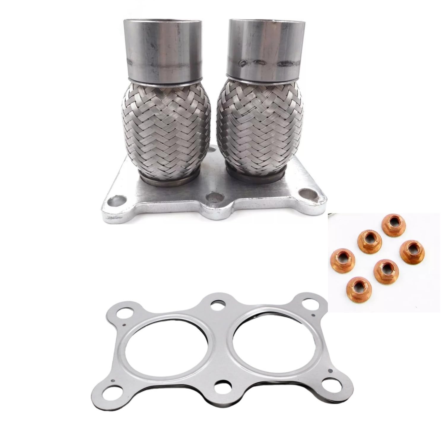 SHLPDFM Flexrohr Hosenrohr Reparatursatz mit Dichtung für VW Golf 4 IV VW Bora SHLPDFM Flexrohr Hosenrohr Reparatursatz mit Dichtung für VW Golf 4 IV VW Bora von SHLPDFM
