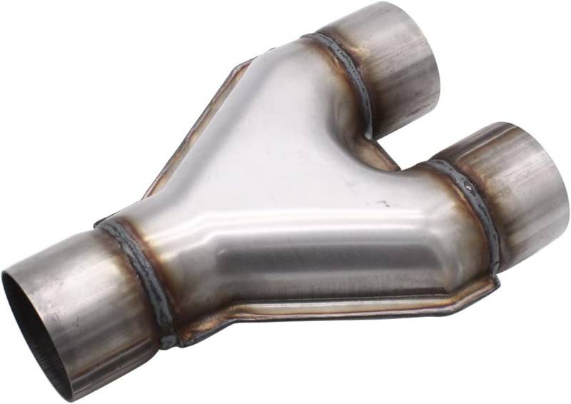 SHLPDFM Universal Auspuffrohr Auspuff Y-Pipe 2,5 Zoll Edelstahl Flexrohr Hosenrohr von SHLPDFM