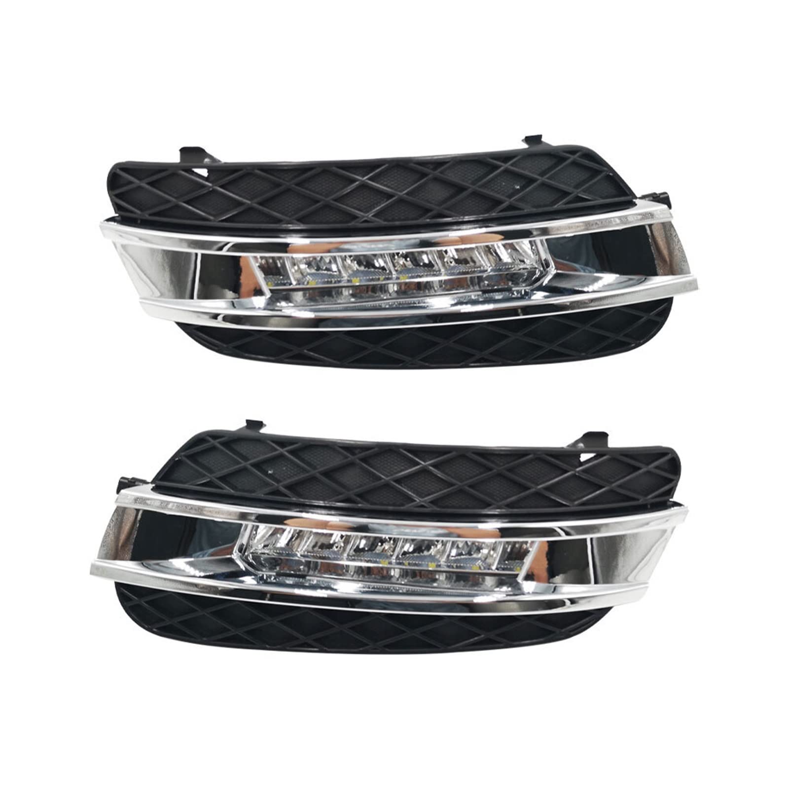 1 Paar Tagfahrlicht Nebelscheinwerferabdeckung Kompatibel mit Mercedes Benz ML350 W164 ML280 ML300 ML320 2006 2007 2008 2009(No Decoder) von SHOLIRMET