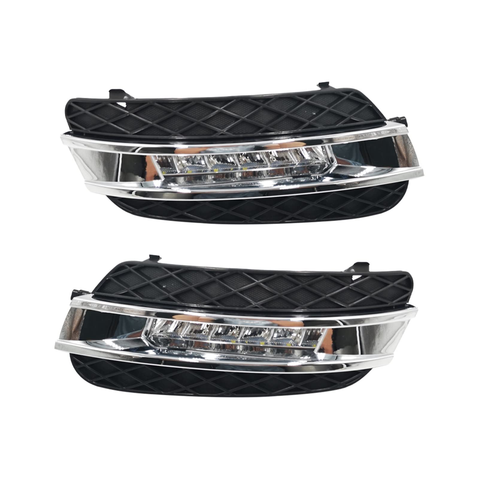 1 Paar Tagfahrlicht Nebelscheinwerferabdeckung Kompatibel mit Mercedes Benz ML350 W164 ML280 ML300 ML320 2006 2007 2008 2009(With Decoder) von SHOLIRMET
