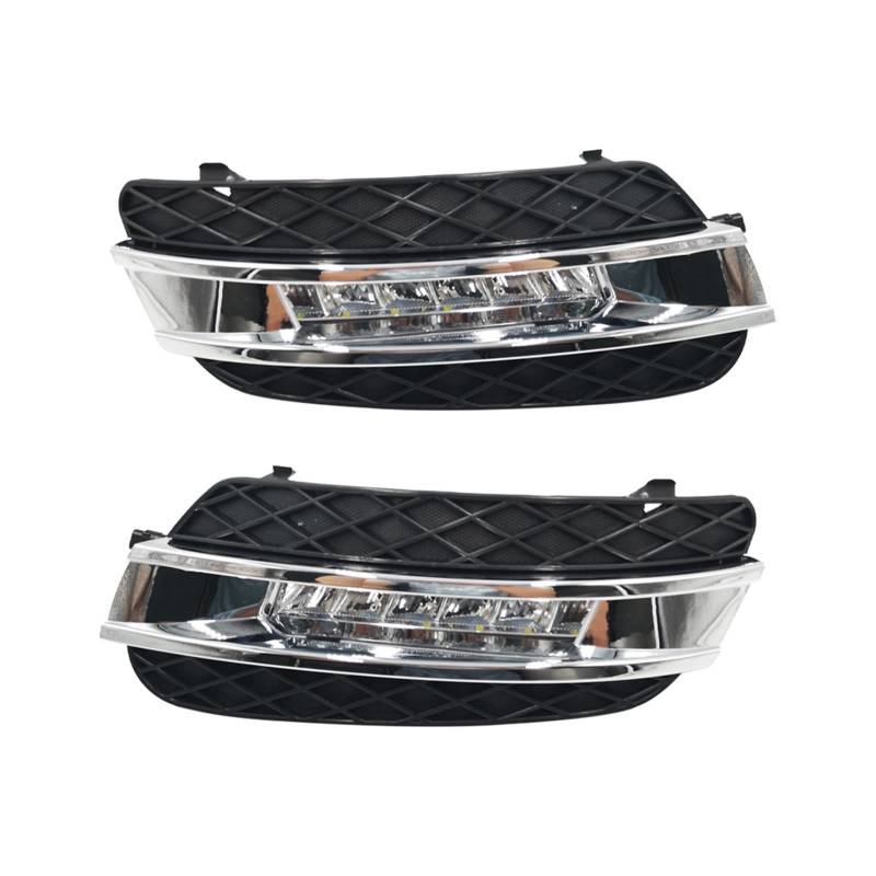 1 Paar Tagfahrlicht Nebelscheinwerferabdeckung Kompatibel mit Mercedes Benz ML350 W164 ML280 ML300 ML320 2006 2007 2008 2009(With Decoder) von SHOLIRMET