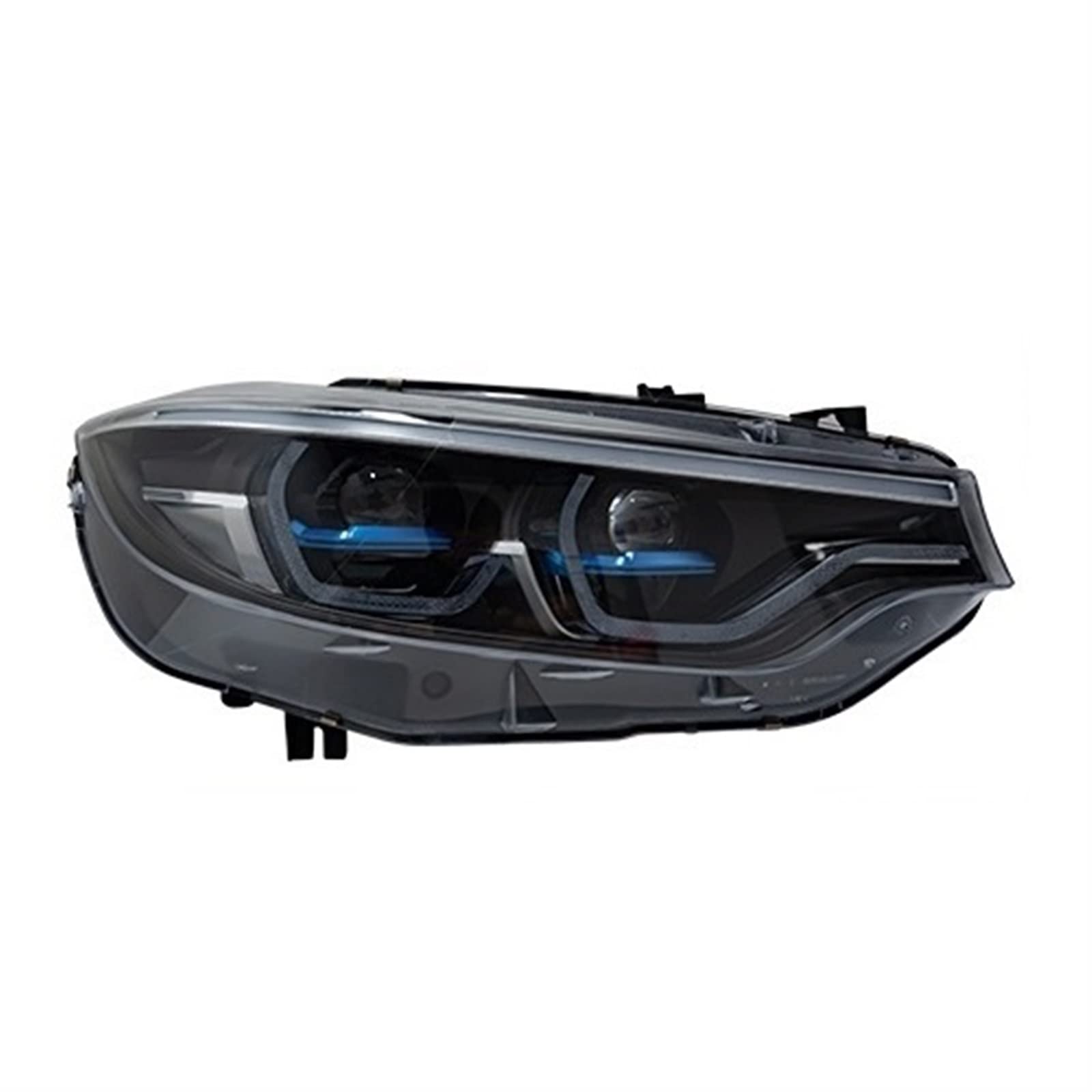 SHOLIRMET Autolichter, kompatibel mit F32 F36 F82 4er-Serie 2013–2019, LED-Autoscheinwerferbaugruppe 420i 428i 435i 440i M4-Upgrade-Laserkit-Zubehör(Chrome Lease Kit,13-15) von SHOLIRMET