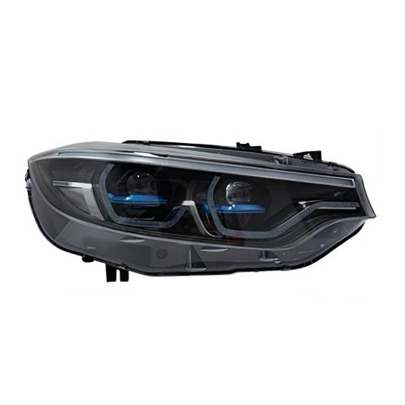SHOLIRMET Autolichter, kompatibel mit F32 F36 F82 4er-Serie 2013–2019, LED-Autoscheinwerferbaugruppe 420i 428i 435i 440i M4-Upgrade-Laserkit-Zubehör(Chrome Lease Kit,16-19) von SHOLIRMET