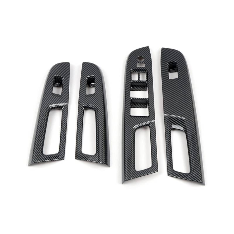 Auto Innenstyling Auto-Carbon-Faser-Optik Fensterglas Lift Button Trim Schalterabdeckung Tür Armlehne Panel Für WRX/WRX STI 2015-2020 RHD von SHOUXI