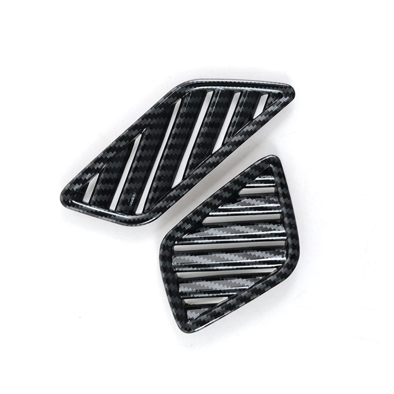 Auto Innenstyling Car Styling Armaturenbrett Klimaanlage Outlet Rahmen Dekoration ABS Air Conditioner Vent Cover Trim Für Q5 FY 2018-2022 LHD(Carbon Look) von SHOUXI