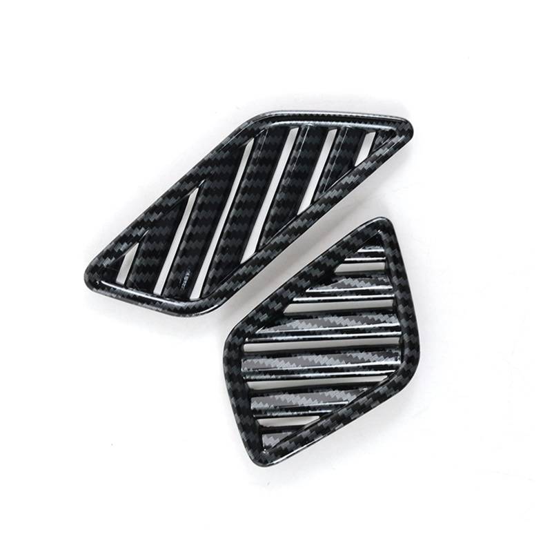 Auto Innenstyling Car Styling Armaturenbrett Klimaanlage Outlet Rahmen Dekoration ABS Air Conditioner Vent Cover Trim Für Q5 FY 2018-2022 LHD(Carbon Look) von SHOUXI