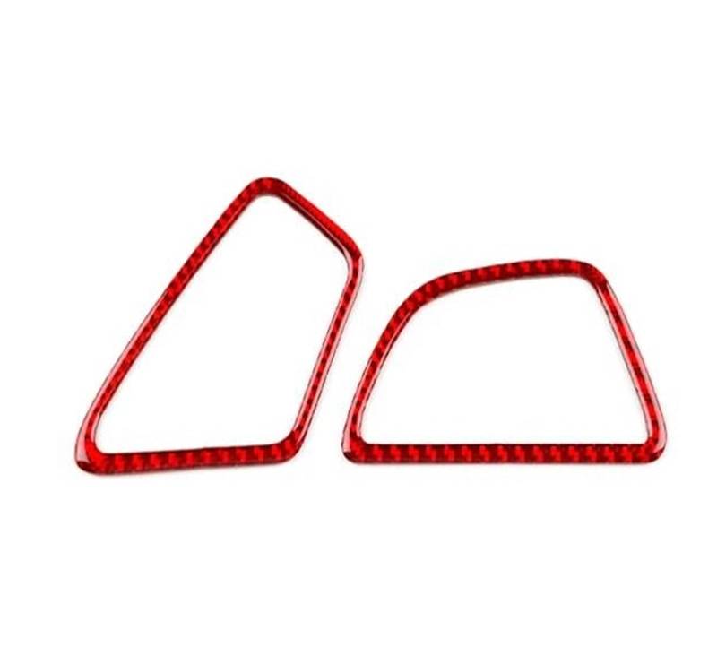 Auto Innenstyling Carbon Fiber Für ILX 2013-2022 Auto Anti-beschlag Air Outlet Trim Aufkleber LHD(Rot) von SHOUXI
