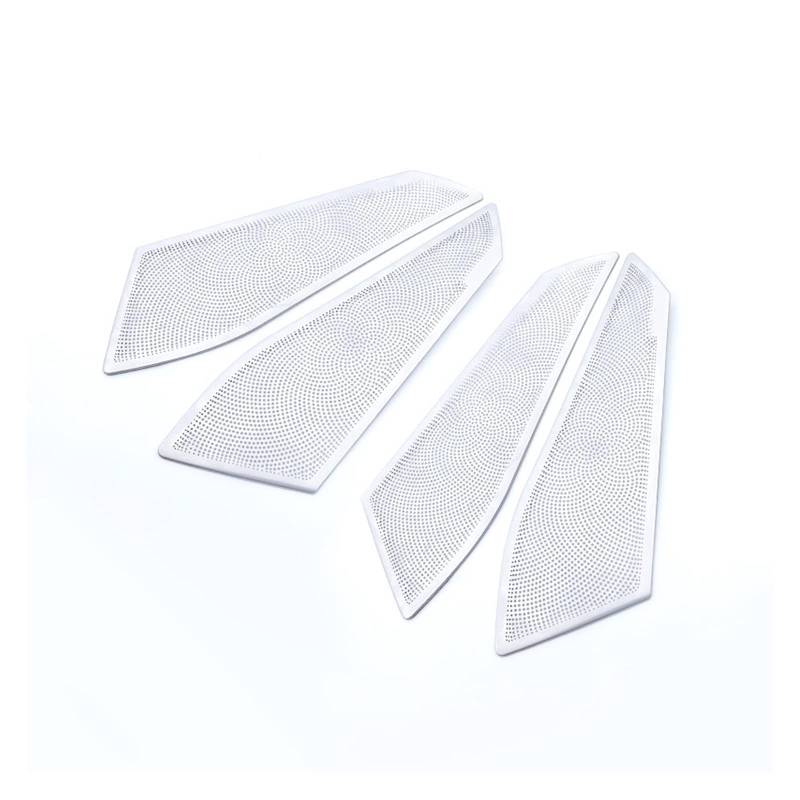 Auto Innenstyling Edelstahl Auto Tür Panel Lautsprecher Rahmen Dekoration Abdeckung Trim Innen Aufkleber Für X5 G05 2019-2021 von SHOUXI
